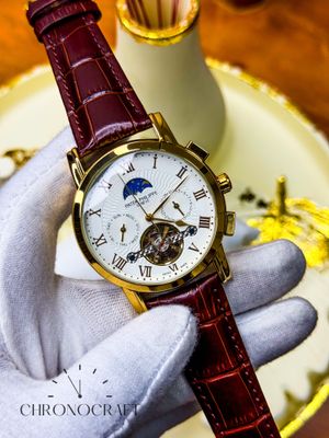 Patek Philippe Geneve Pendulum Automatic Chronograph Semi-AAA with wooden box_img_0