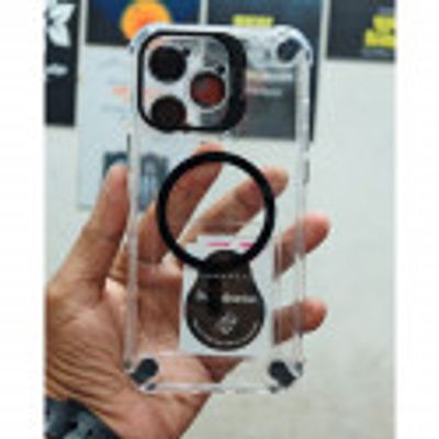 HD Clear Magsafe Supported With Camera Stand Case for iPhone_img_1