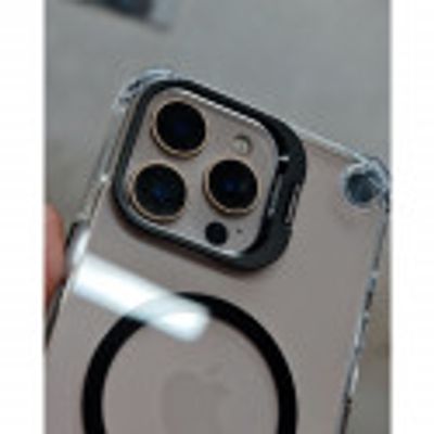 HD Clear Magsafe Supported With Camera Stand Case for iPhone_img_2