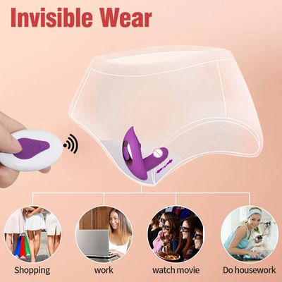 Thrusting Dildo Vibrator Wearable Clitoral G Spot Sucking Stimulator Sex Toys for Women Remote Control Female Vagina Mastrubator_img_3