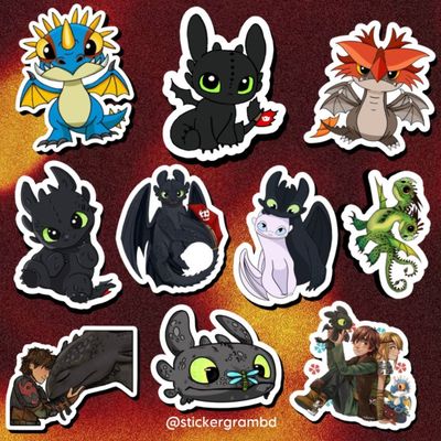 How to Train Your Dragon Sticker Set_img_0