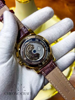 Patek Philippe Geneve Pendulum Automatic Chronograph Semi-AAA with wooden box_img_1