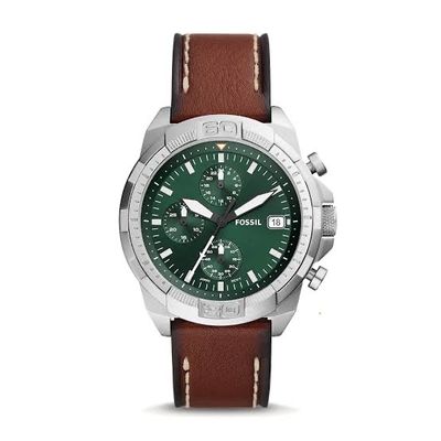 FOSSIL BRONSON ANALOG GREEN DIAL MEN'S WATCH FS5898_img_0