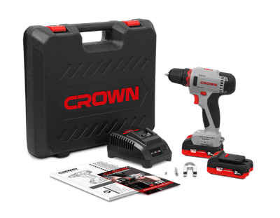CROWN 16V Professional Cordless Drill/Screwdriver, 2.0Ah, 10mm; CT21082H-2 BMC_img_0