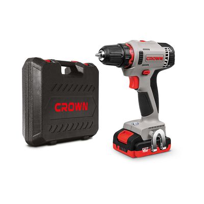 CROWN 16V Professional Cordless Drill/Screwdriver, 2.0Ah, 10mm; CT21082H-2 BMC_img_2