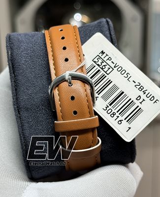 CASIO MTP-V005L-2B4 LEATHER BELT BLUE DIAL RG NUMBER DIGIT_img_3