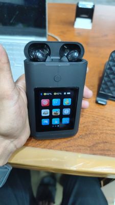 A98 Box Power Bank with 2in1 Earbuds, Large Screen Touch Control, LED Flashlight, HiFi Stereo for Music & Gaming_img_3