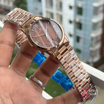 Bestwin BW232 || Formal Watch ||Single tone Full Bronze_img_1