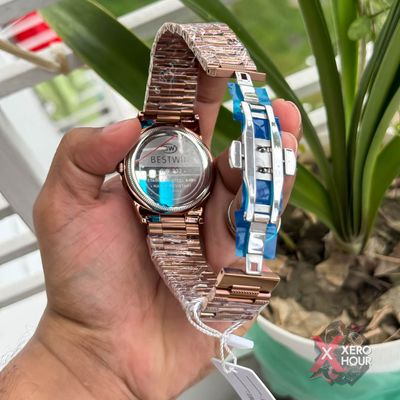 Bestwin BW232 || Formal Watch ||Single tone Full Bronze_img_3