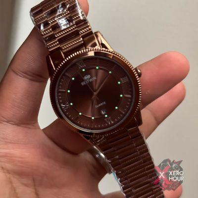 Bestwin BW232 || Formal Watch ||Single tone Full Bronze_img_4
