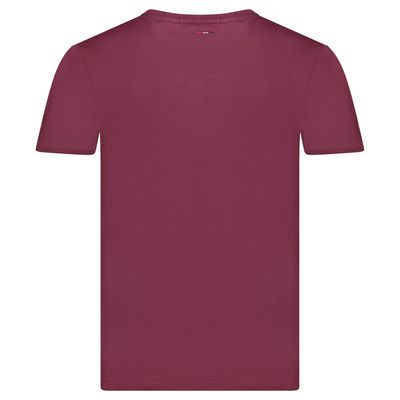 Men's Short-Sleeved T-Shirt with Bordeaux Flag_img_1