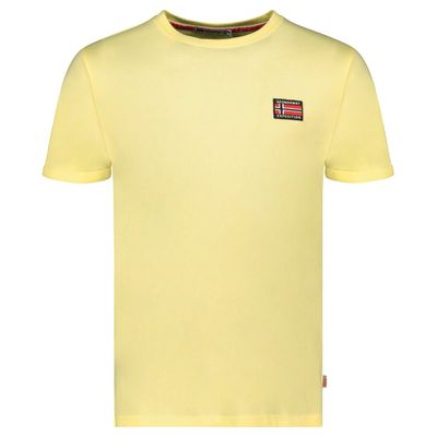 Men's Short Sleeve T-Shirt with Yellow Flag_img_0