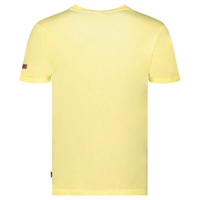 Men's Short Sleeve T-Shirt with Yellow Flag_img_1