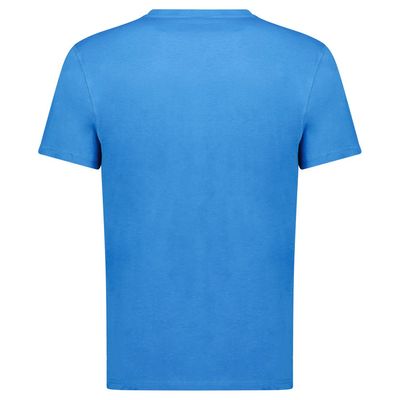 Men's T-Shirt Short Sleeve with Royal Blue Flag_img_1