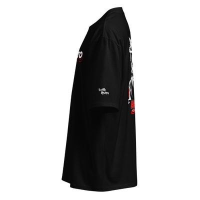 Naruto on Black Tee - Drop shoulder T-shirt_img_3