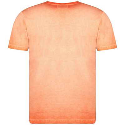 Short-sleeved round-neck T-shirt Coral_img_2