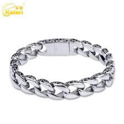 stainless steel bracelet cross-border new accessories wholesale European and American personality retro lace totem men's bracelet fashion_img_0