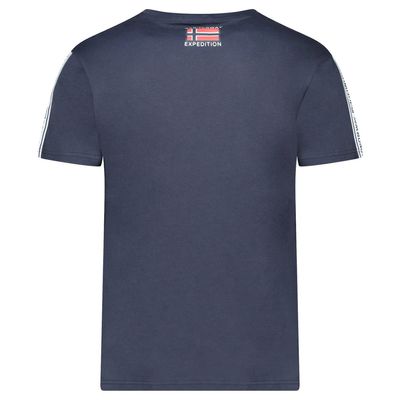T-Shirt Men Short Sleeve with Navy Flag_img_1