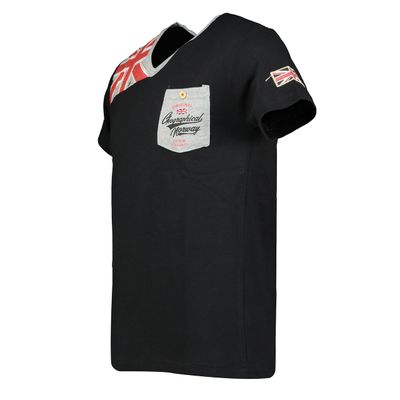 Men - V-neck T-shirt Black_img_1