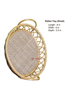 Rattan Food Basket & Tray Mini_img_1