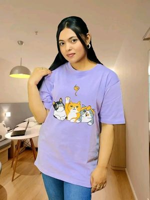 Drop Shoulder Ladies T-shirt_img_0