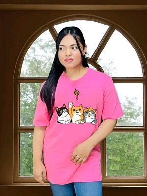 Drop Shoulder Ladies T-shirt_img_0
