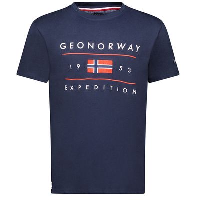 T-Shirt Men Short Sleeve with Navy Flag_img_0