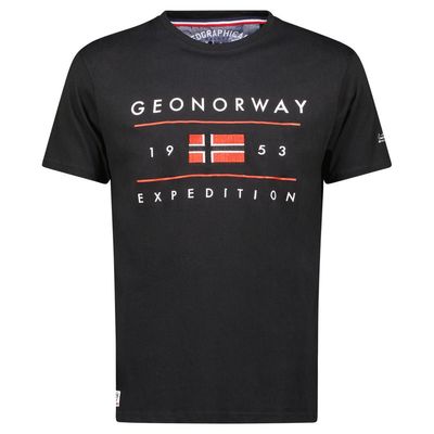Men's T-Shirt Short Sleeve with Black Flag_img_0