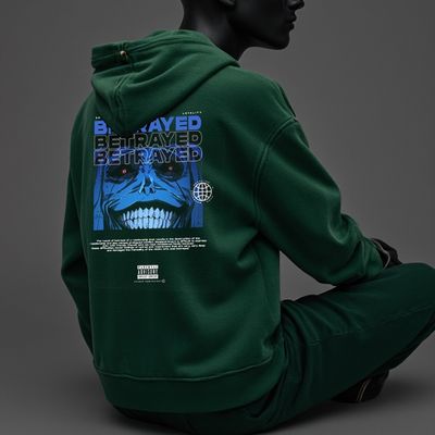 Premium Quality Black Color Full Sleeve Hoodie Jacket for Men / Women Green Color Trendy New Fusion NEW Stylish Premium Quality Fashionable Clothing Long Sleeve Hoodie for Men- Elevate Your Style, Stay Warm, Stay Trendy. Comfortable for Winter Season_img_6