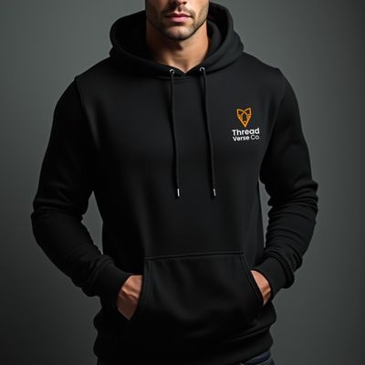 Premium Quality Black Color Full Sleeve Hoodie Jacket for Men / Women Green Color Trendy New Fusion NEW Stylish Premium Quality Fashionable Clothing Long Sleeve Hoodie for Men- Elevate Your Style, Stay Warm, Stay Trendy. Comfortable for Winter Season_img_9
