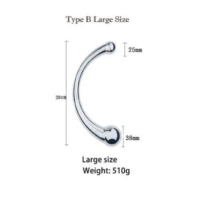 Metal Butt Plug Anal Hook with Ball G-spot Massager Penis Stimulator P-Spot Anal Plug Dildo Sex Toys for Women Men Extreme Sex_img_5
