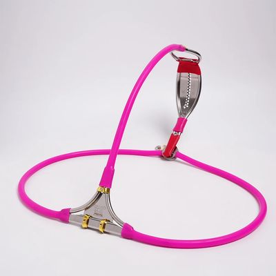 Female Chastity Belt Pant Invisible Stainless Steel Chastity Device Underwear with Lock Vaginal Plug Bondage Sex Toys for Women_img_10