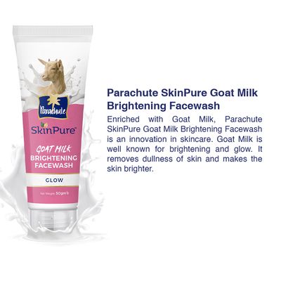 Parachute SkinPure Goat Milk Brightening Face Wash Glow_img_1