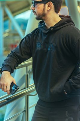 HB Hoodie Joggers Set Black_img_4