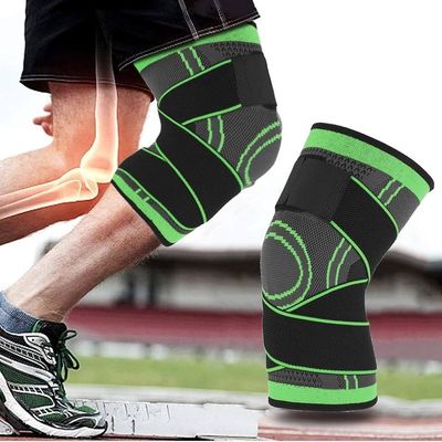 Knee Support Knee Brace and A Pair of Protective Palms for Arthritis ACL and Meniscus Tear Adjustable Knee Sleeves for Sports Running Knee Support for Men and Women_img_2
