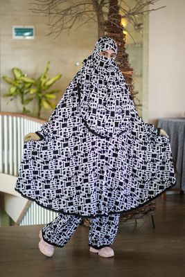 Elegant Palazzo Long Khimar Set_img_2