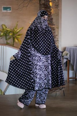 Elegant Palazzo Long Khimar Set_img_3