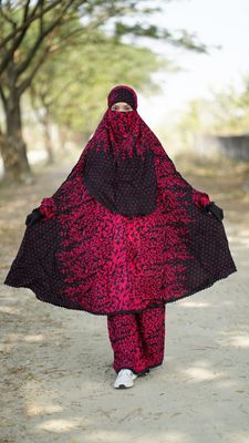 Elegant Palazzo Long Khimar Set_img_7