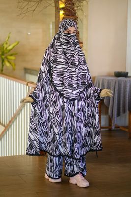 Elegant Palazzo Long Khimar Set_img_9