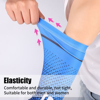 2pcs Men Sun UV Protection Ice Silk Long Sleeve Cover Arm Sleeves Sunscreen Arm Outdoor Cool Sports Cycling Hand Protector_img_7