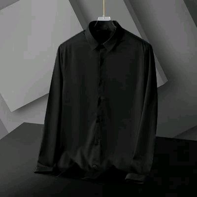 Micro stitch shirt- Black (Premium)_img_2