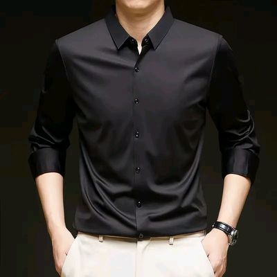 Micro stitch shirt- Black (Premium)_img_0