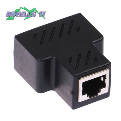 1 To 2 Ways RJ45 Female Splitter Ethernet Network Cable Double Connector Adapter_img_3