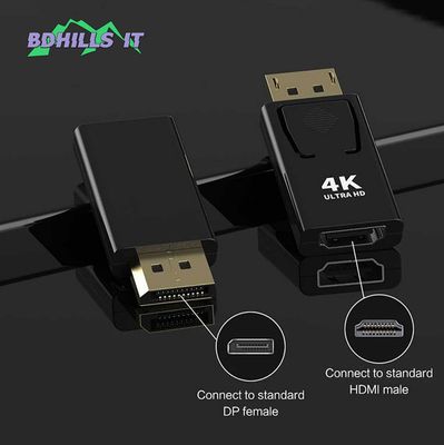 Display port to hdmi adapter converter dp to hdmi 4k_img_1
