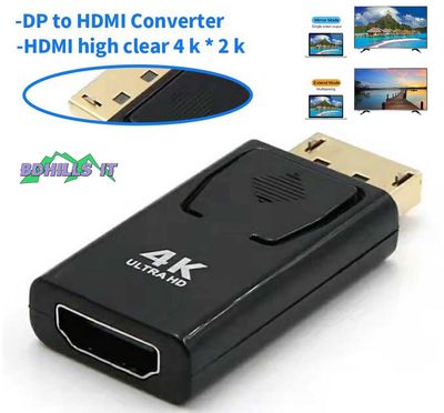 Display port to hdmi adapter converter dp to hdmi 4k_img_3