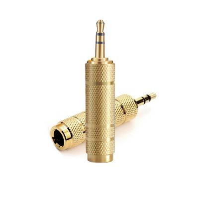 Stereo Audio Jack Converte 6.35mm to 3.5mm Stereo  & 3.5mm to 6.35mm Stereo  Audio / Aux Converter plug_img_10