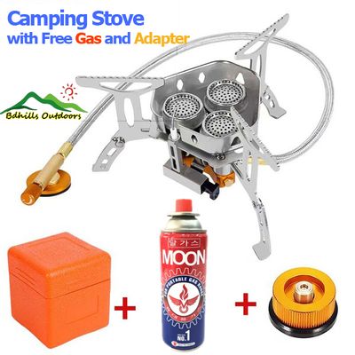 3B Model Portable Camping Stove with Free Adapter and Gas Can_img_0