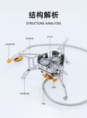3B Model Portable Camping Stove with Free Adapter and Gas Can_img_7