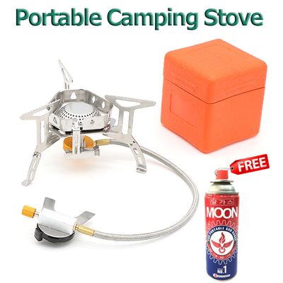 Portable Camping Stove with One Free Gas Can For Outdoors and Mobility - Model-1B_img_0