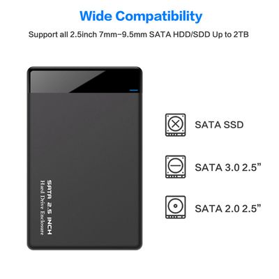 2.5" HDD External Case USB 3.0 - 5 Gbps SATA HDD Exclosure Box_img_2